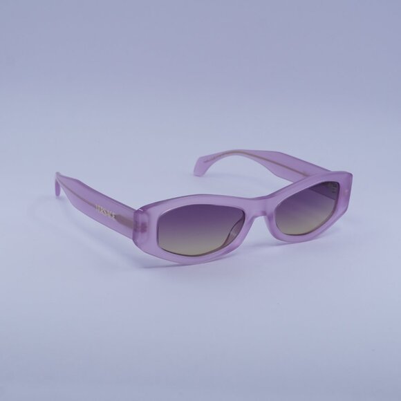 Versace VE4487 551370 Sunglasses Opal Lillak Rectangle Frame, Violet Lenses